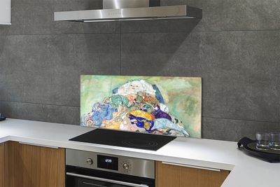 Painel de vidro Arte infantil abstração