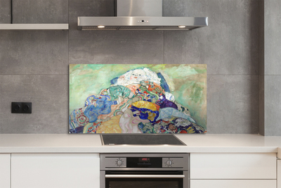 Painel de vidro Arte infantil abstração