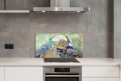 Painel de vidro Arte infantil abstração