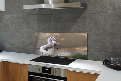 Painel de vidro Montanha do Unicórnio