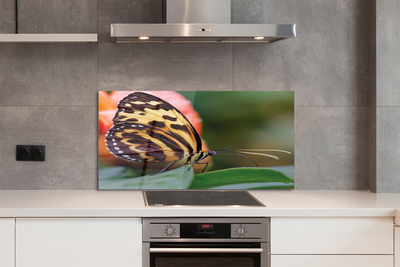 Painel de vidro Borboleta