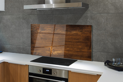 Painel de vidro Grãos e nós da madeira