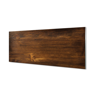 Painel de vidro Grãos e nós da madeira