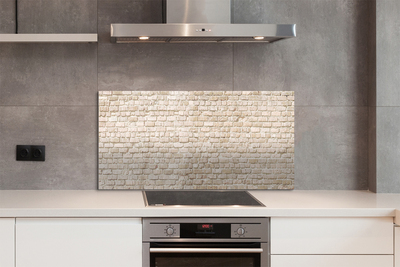 Painel de vidro Parede de tijolos vintage