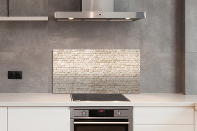 Painel de vidro Parede de tijolos vintage