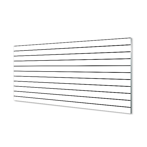 Painel de vidro Linhas pretas