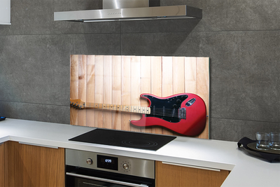 Painel de vidro Guitarra elétrica