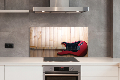 Painel de vidro Guitarra elétrica