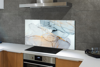 Painel de vidro Manchas de abstração de pedra