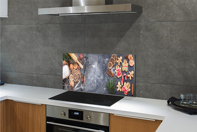 Painel de vidro Farinha de gengibre de Natal