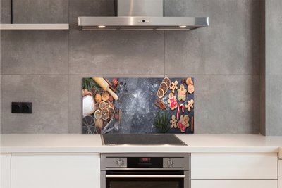 Painel de vidro Farinha de gengibre de Natal