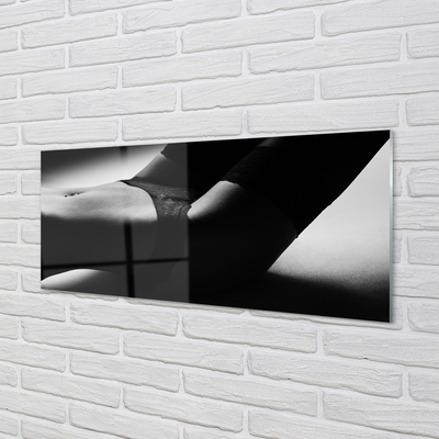 Painel de vidro barriga de mulher