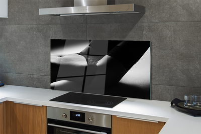 Painel de vidro barriga de mulher