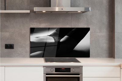 Painel de vidro barriga de mulher