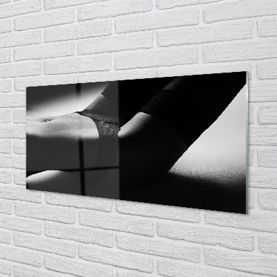 Painel de vidro barriga de mulher