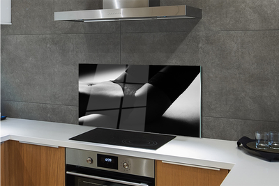 Painel de vidro barriga de mulher