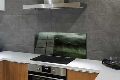 Painel de vidro Nuvens zumbis