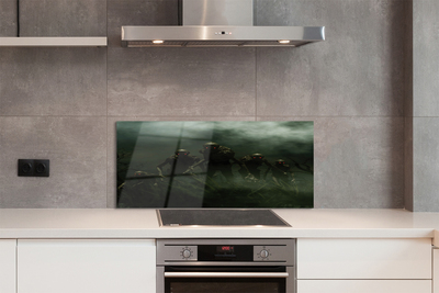 Painel de vidro Nuvens zumbis