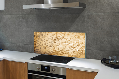 Painel de vidro Mapa da Polônia