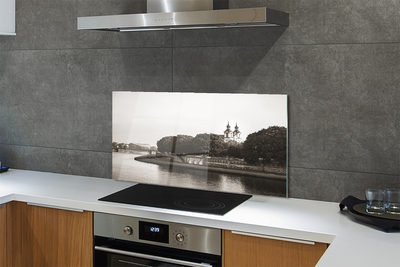 Painel de vidro Ponte do Rio Cracóvia