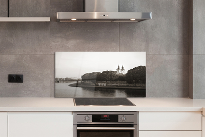 Painel de vidro Ponte do Rio Cracóvia