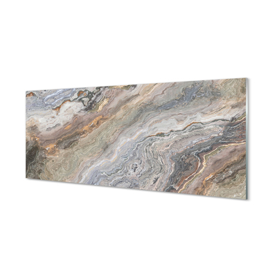 Painel de vidro Estrutura de pedra ônix