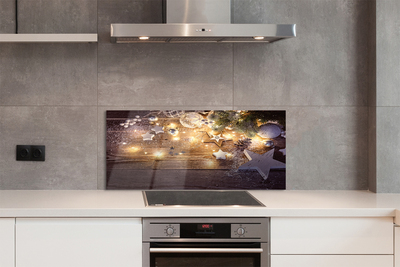 Painel de vidro Bolas, cones, placas, lâmpadas