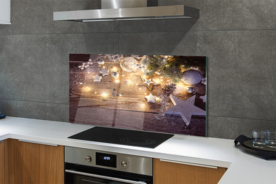 Painel de vidro Bolas, cones, placas, lâmpadas