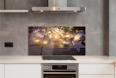 Painel de vidro Bolas, cones, placas, lâmpadas