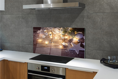 Painel de vidro Bolas, cones, placas, lâmpadas