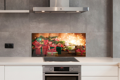 Painel de vidro Presentes enfeites luzes