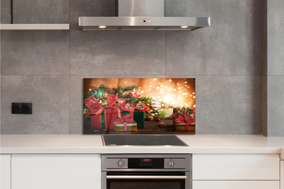 Painel de vidro Presentes enfeites luzes