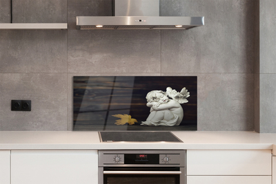 Painel de vidro Placa de folha de anjo adormecido