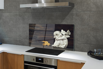 Painel de vidro Placa de folha de anjo adormecido