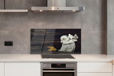 Painel de vidro Placa de folha de anjo adormecido