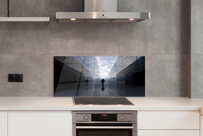 Painel de vidro Espelhos do céu