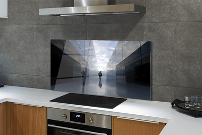 Painel de vidro Espelhos do céu