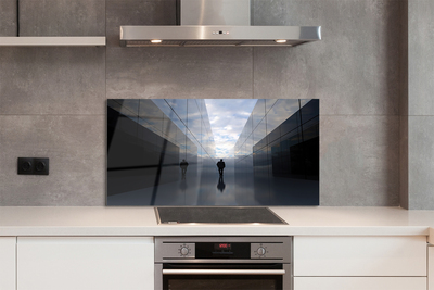 Painel de vidro Espelhos do céu