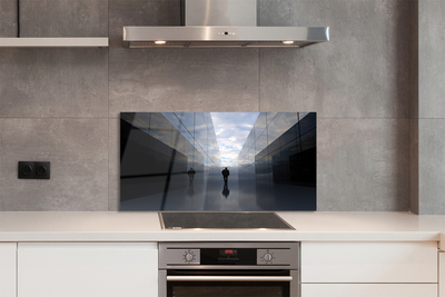 Painel de vidro Espelhos do céu