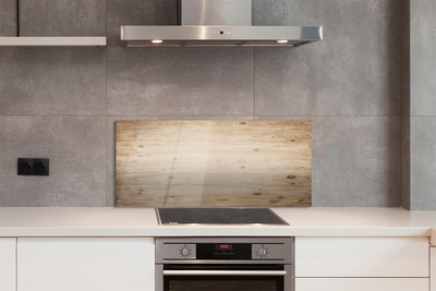 Painel de vidro Tábuas de madeira com nós