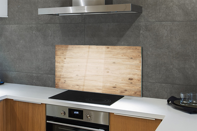 Painel de vidro Tábuas de madeira com nós