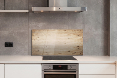 Painel de vidro Tábuas de madeira com nós