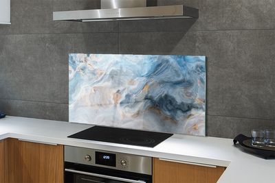 Painel de vidro Manchas de abstração de pedra