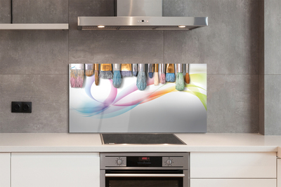 Painel de vidro Pincéis para pintura