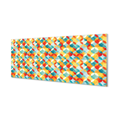 Painel de vidro Padrões coloridos