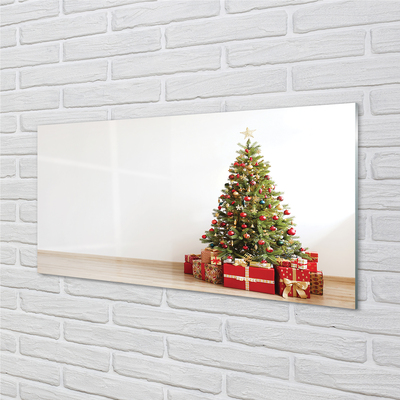 Painel de vidro Decorações para presentes de árvore de Natal