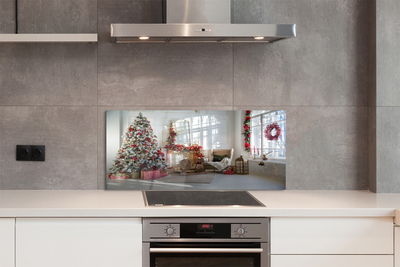 Painel de vidro Decorações para presentes de árvore de Natal