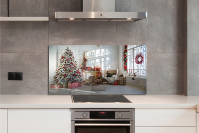 Painel de vidro Decorações para presentes de árvore de Natal