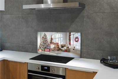 Painel de vidro Decorações para presentes de árvore de Natal