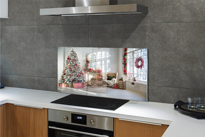 Painel de vidro Decorações para presentes de árvore de Natal